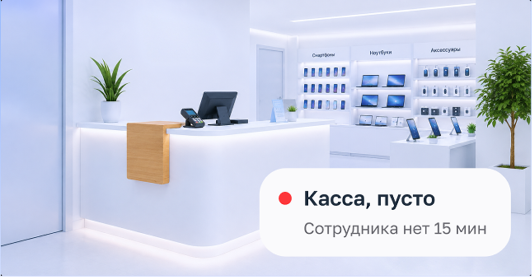 Задайте лимит и будьте вкурсе о периодах отсутствии человека на точке