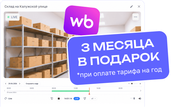 Интерфейс видеонаблюдения Ivideon